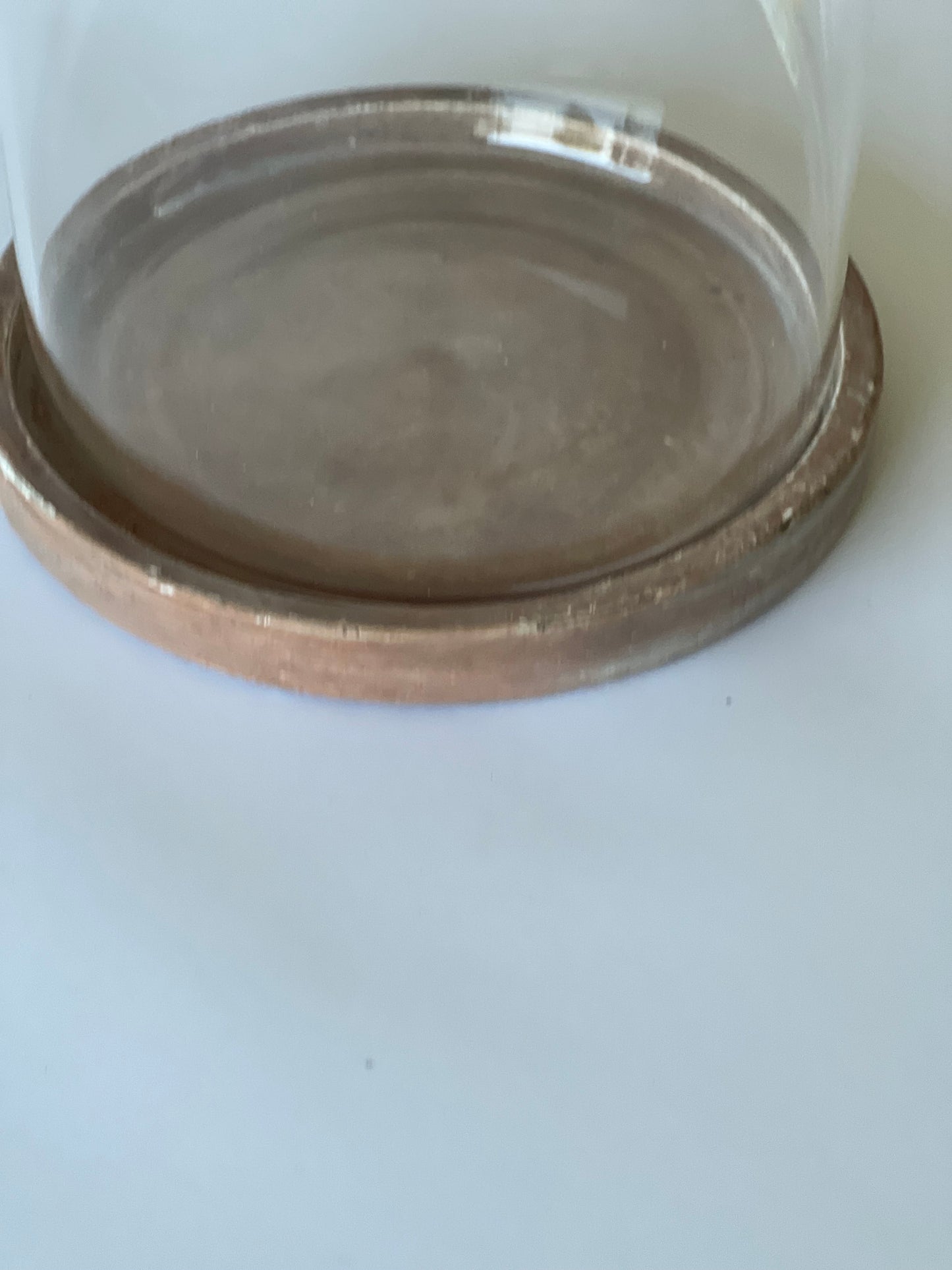 Brown Stoneware Hurricane Lantern – Rustic Home Decor