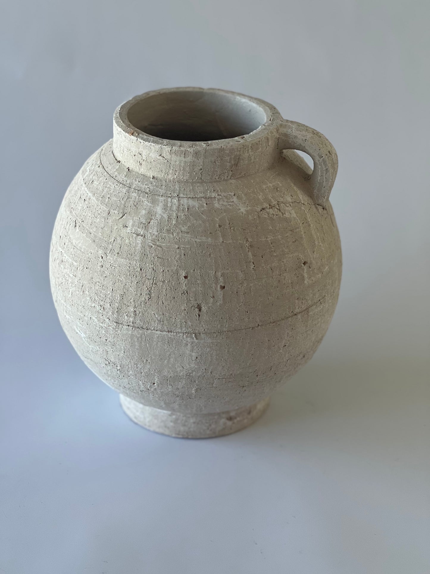 White Textured Vase – 24.5cm