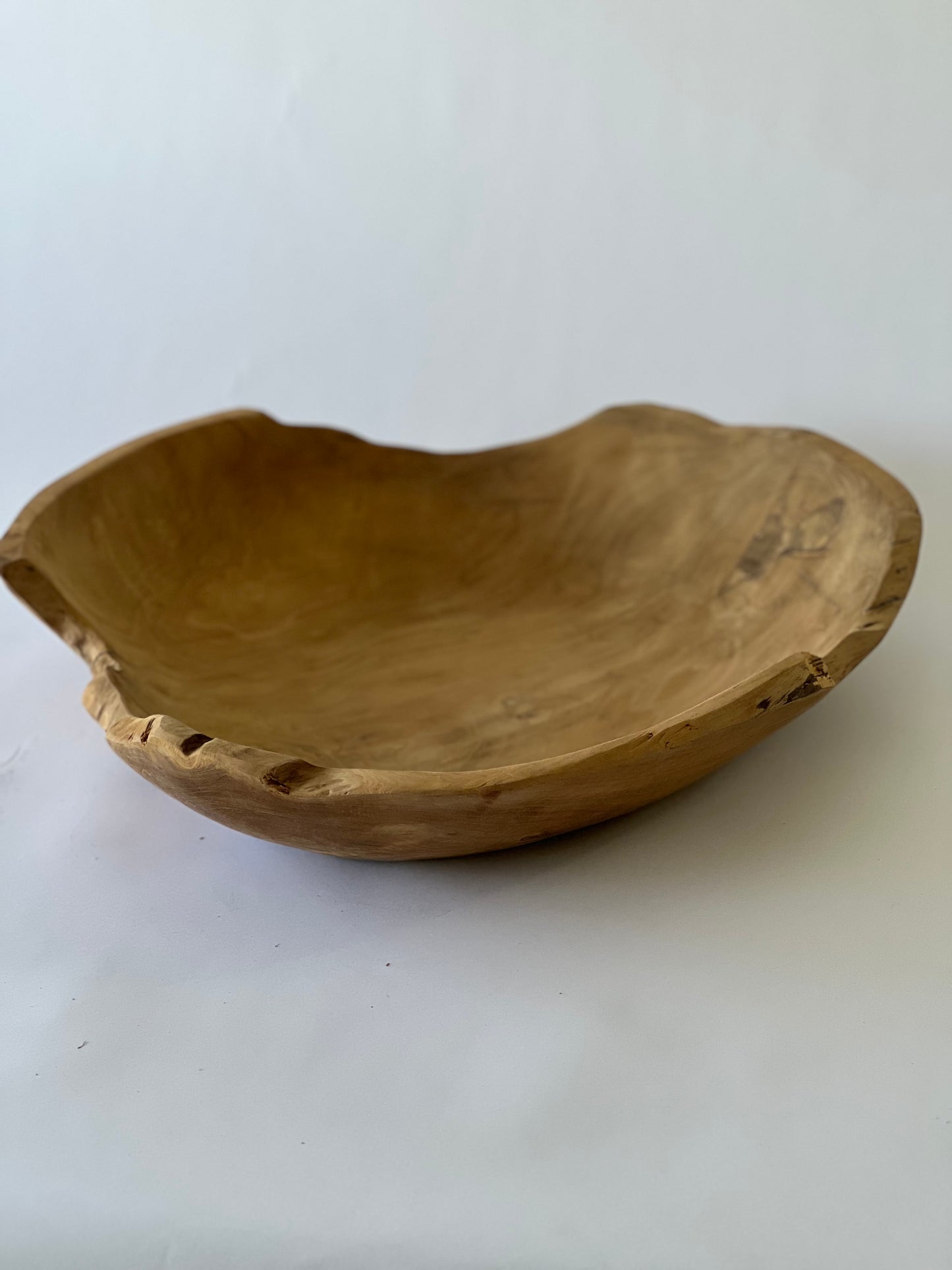 Handmade Rustic Wooden Bowl (50cm)