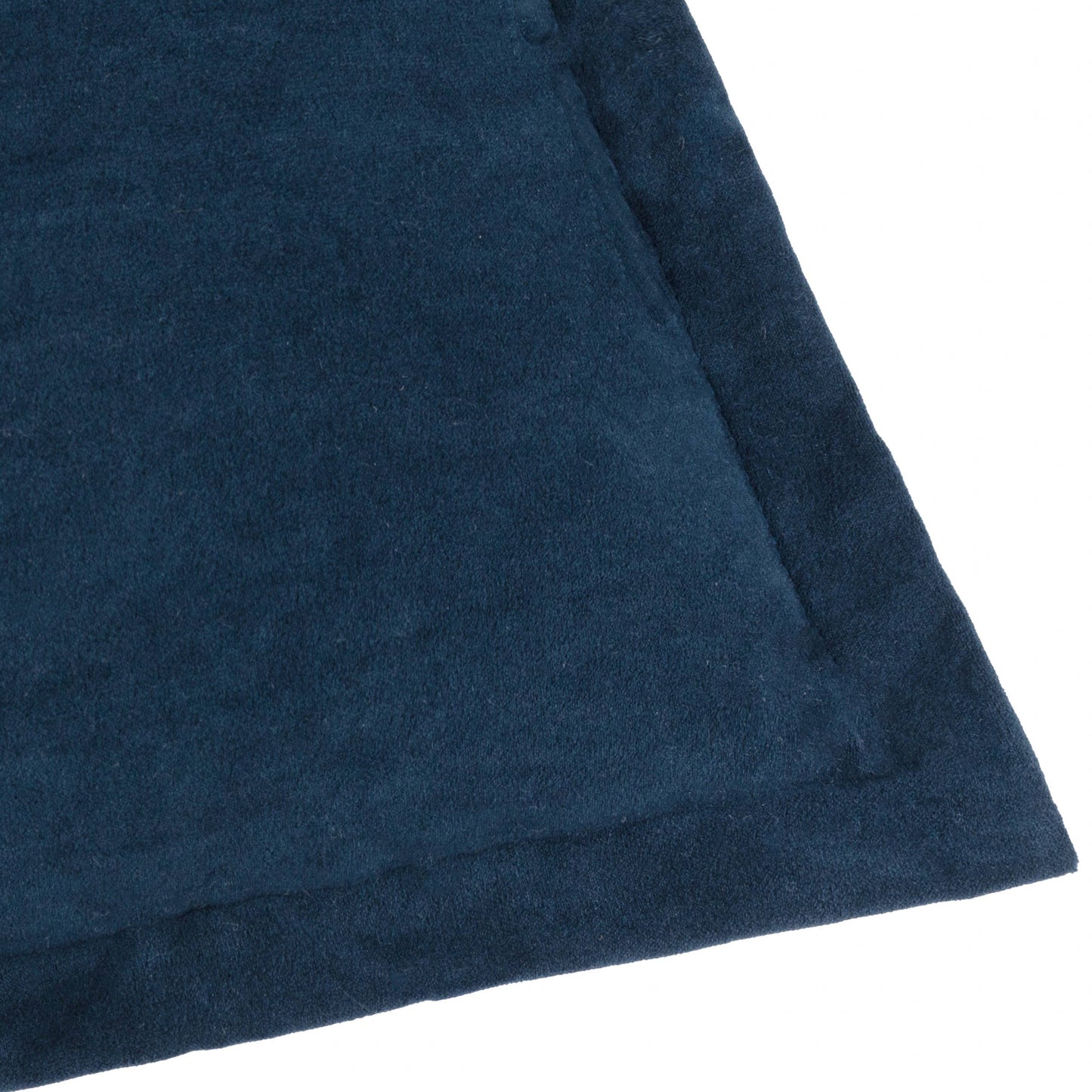 Merton Square Velvet Cushion Indigo