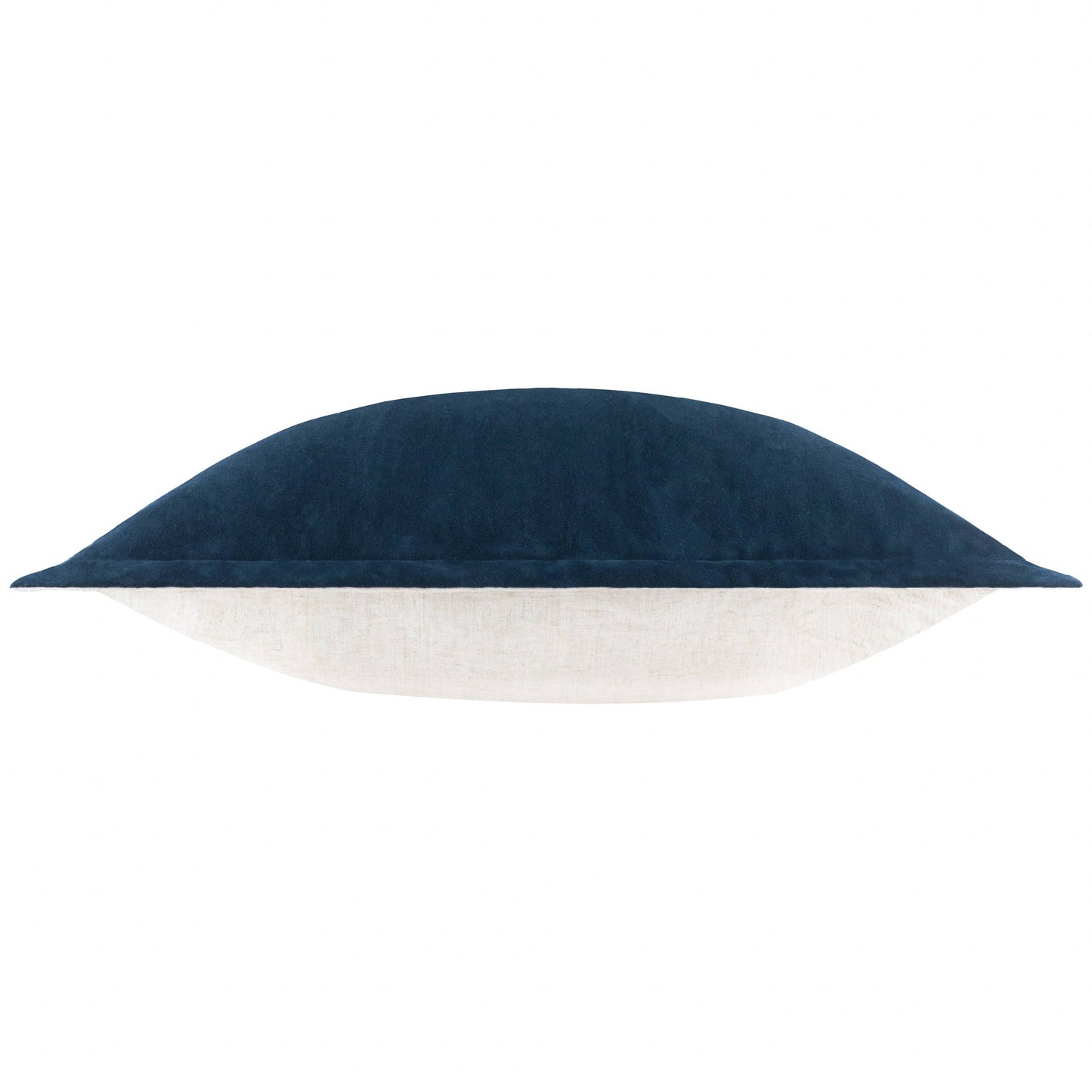 Merton Square Velvet Cushion Indigo