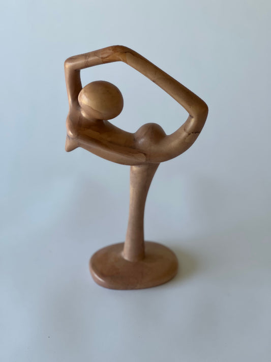 Vintage African Soapstone Sculpture – Pink