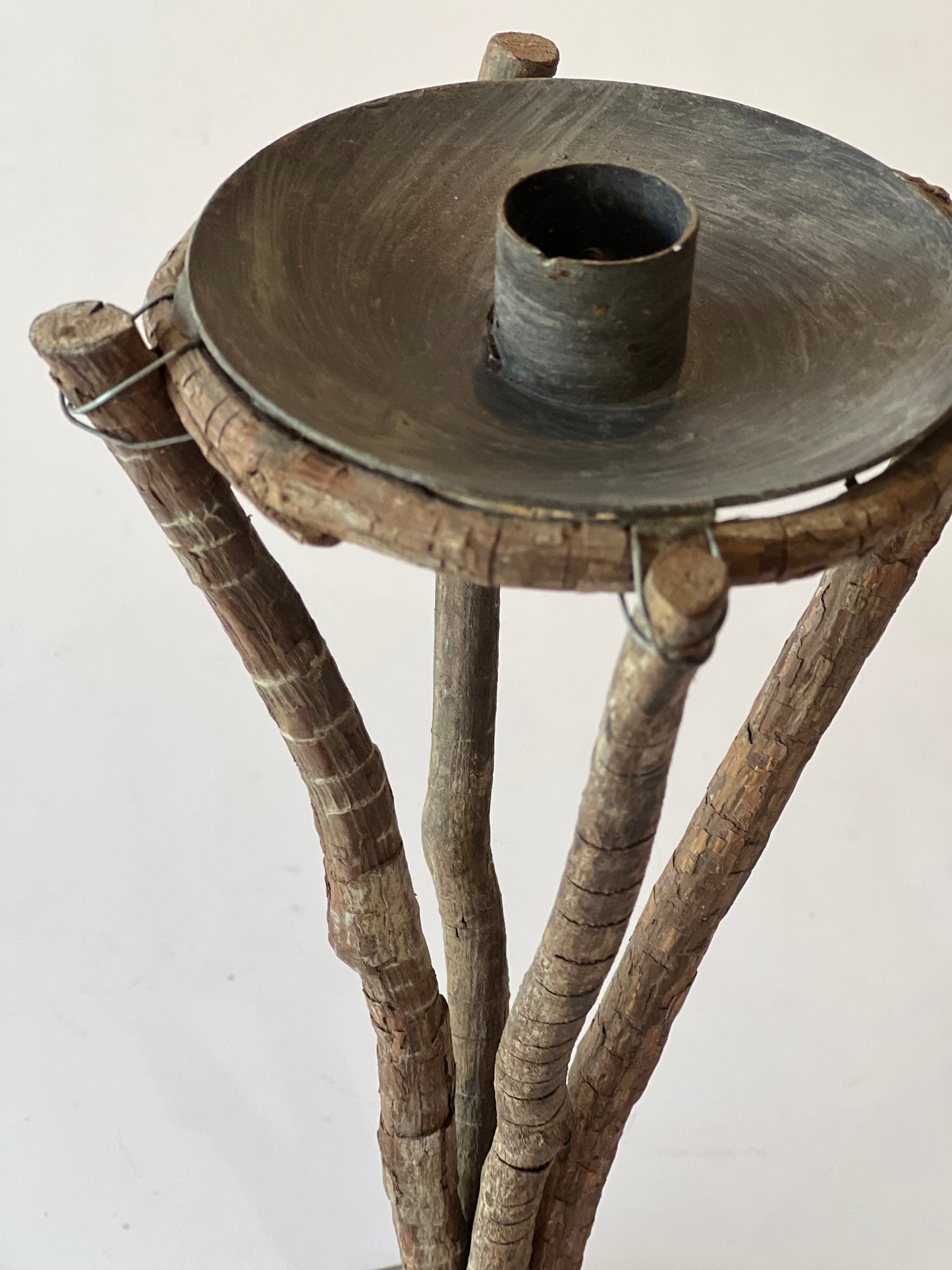 Rustic candle holders