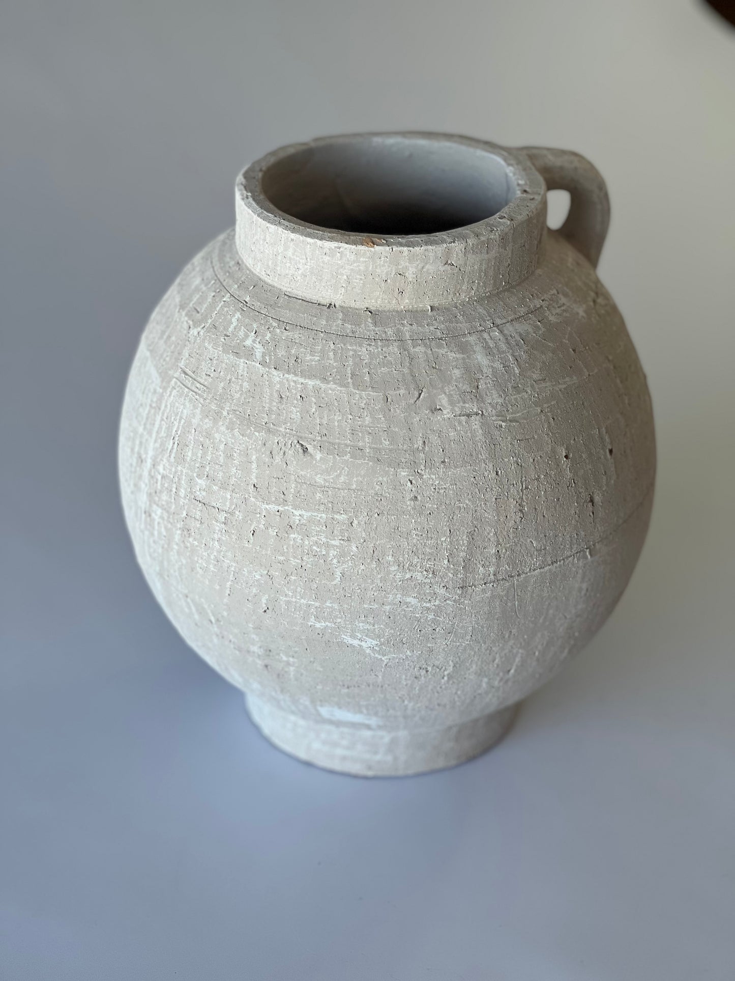 White Textured Vase – 24.5cm