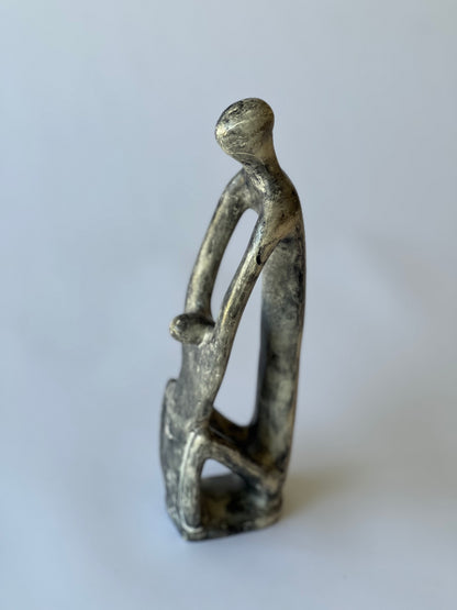 Vintage African Soapstone Sculpture – Grey