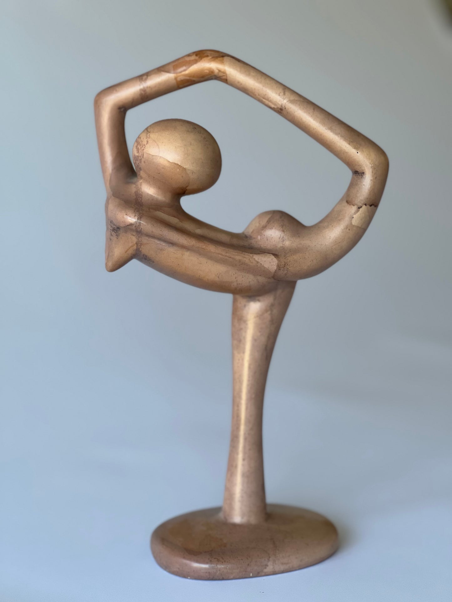 Vintage African Soapstone Sculpture – Pink