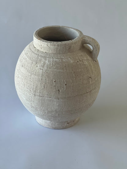White Textured Vase – 24.5cm