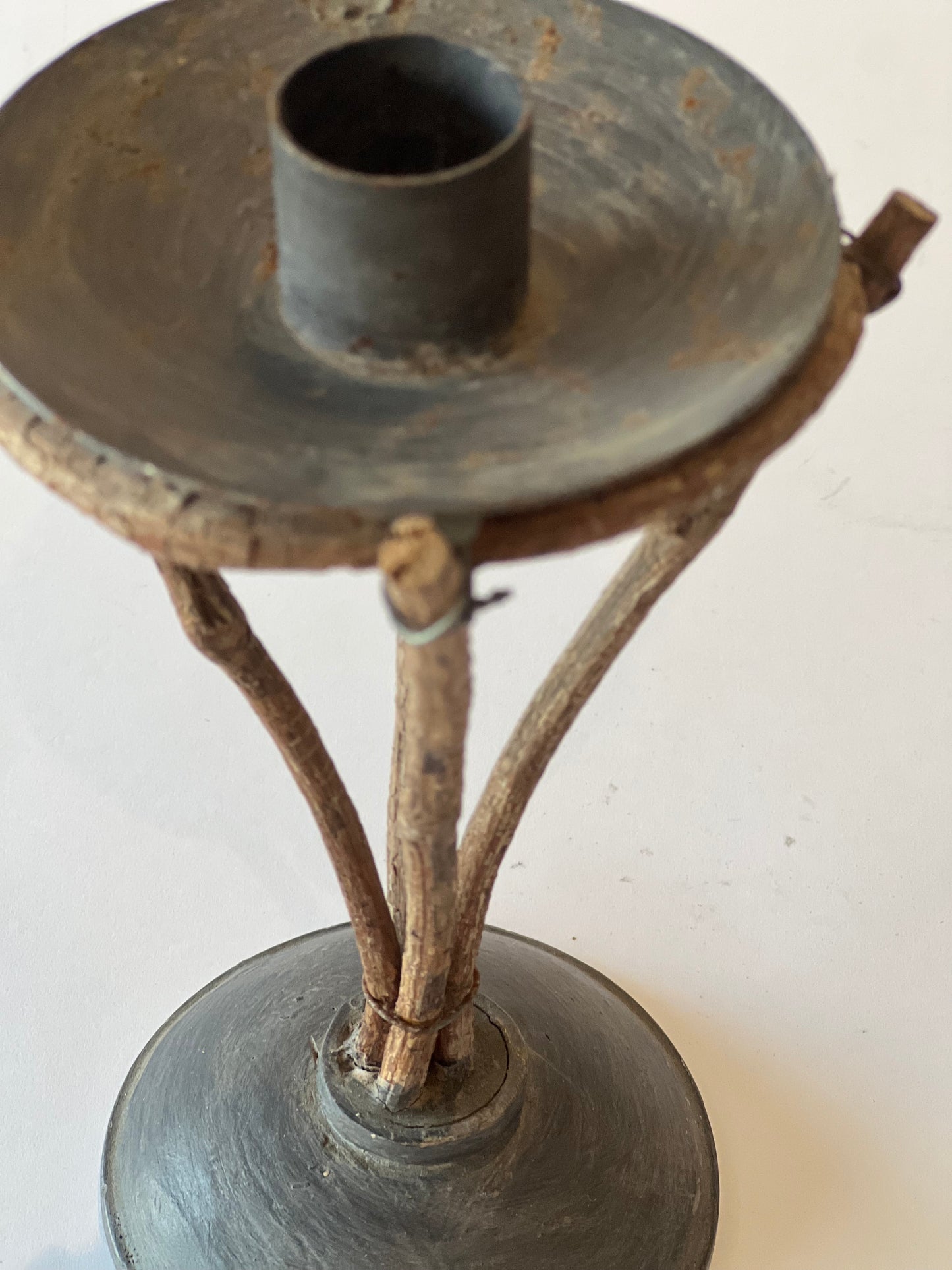 Rustic candle holders