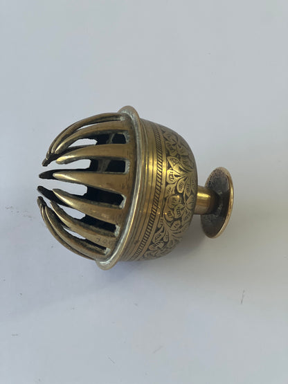 Benares Ware Brass Indian Pomander