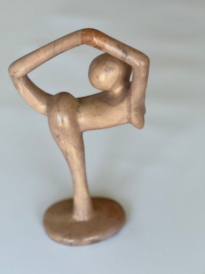 Vintage African Soapstone Sculpture – Pink