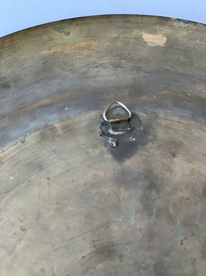 Benares Ware Metal Circular Tray Wall Plaque