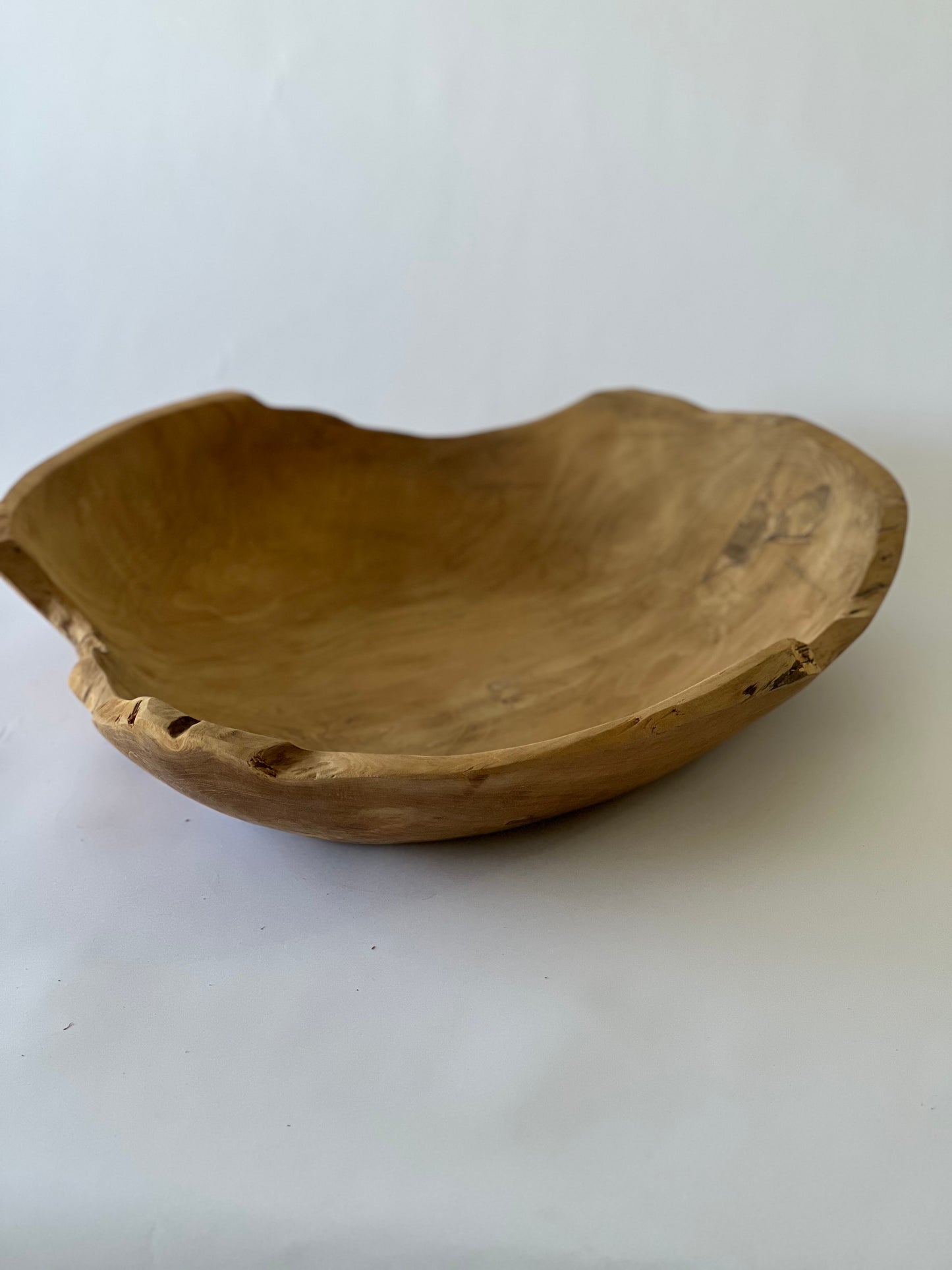 Handmade Rustic Wooden Bowl (50cm)