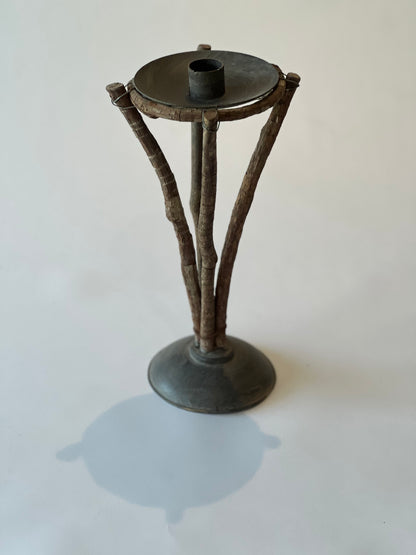 Rustic candle holders