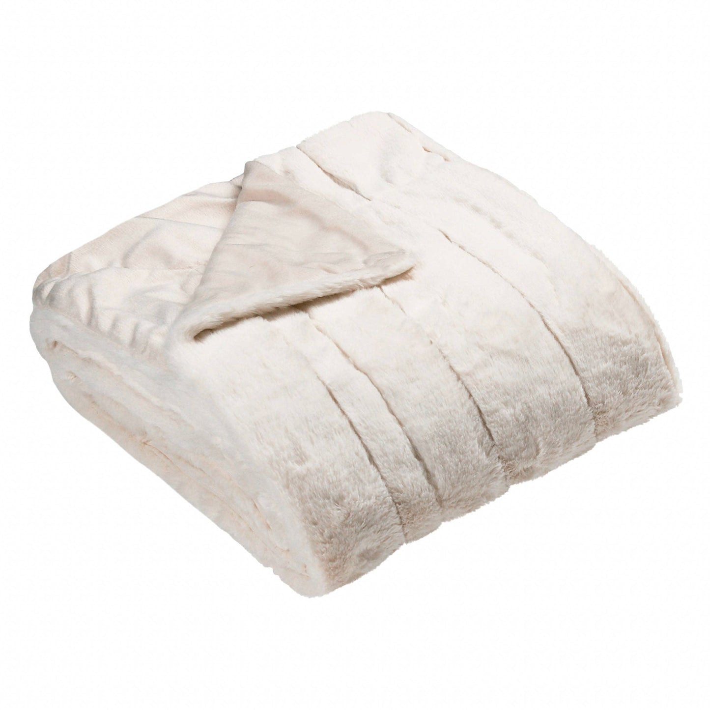Empress Faux Fur Throw Cream
