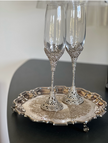 Small Vintage Silver tray