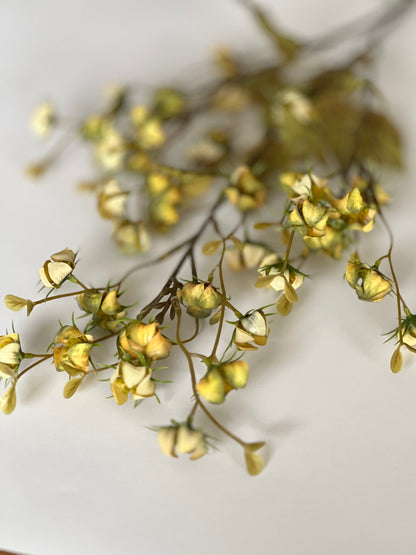Autumn Geum Faux spray coral