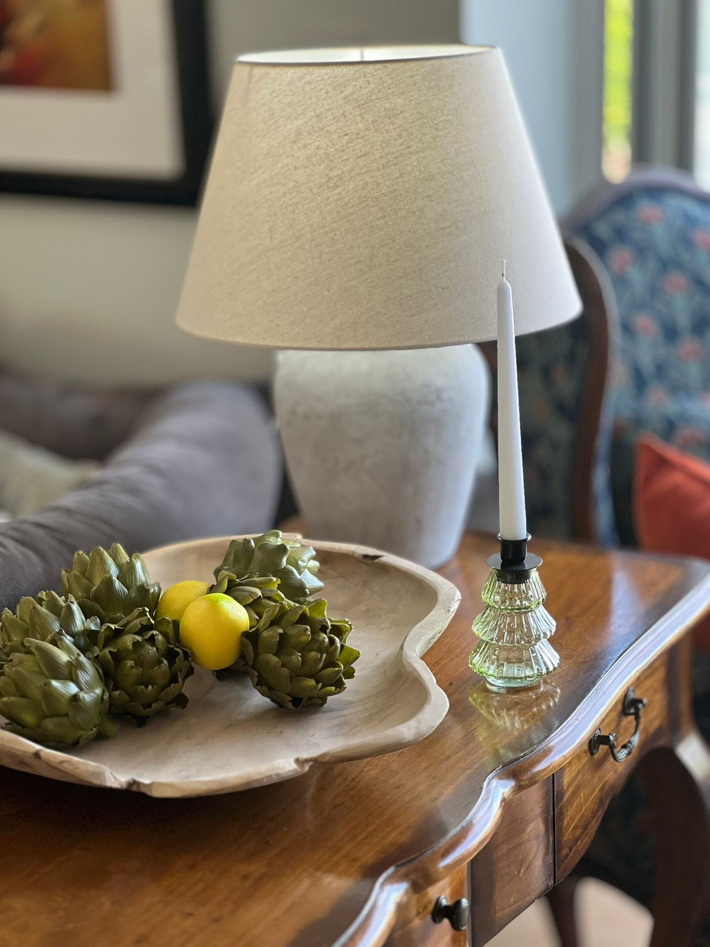 Handmade Rustic Wooden Bowl (50cm)