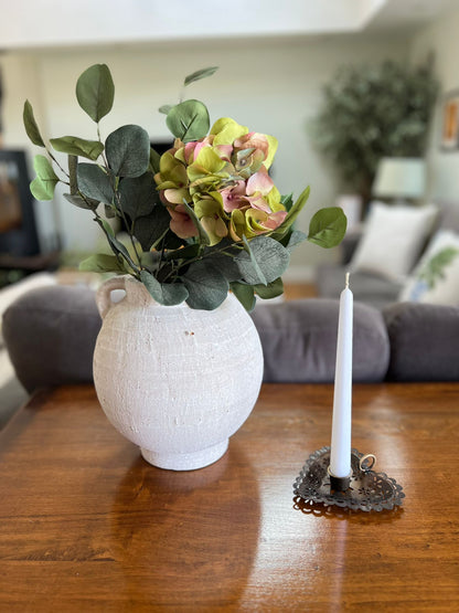 Heart-Shaped Metal Candle Holder – 9cm