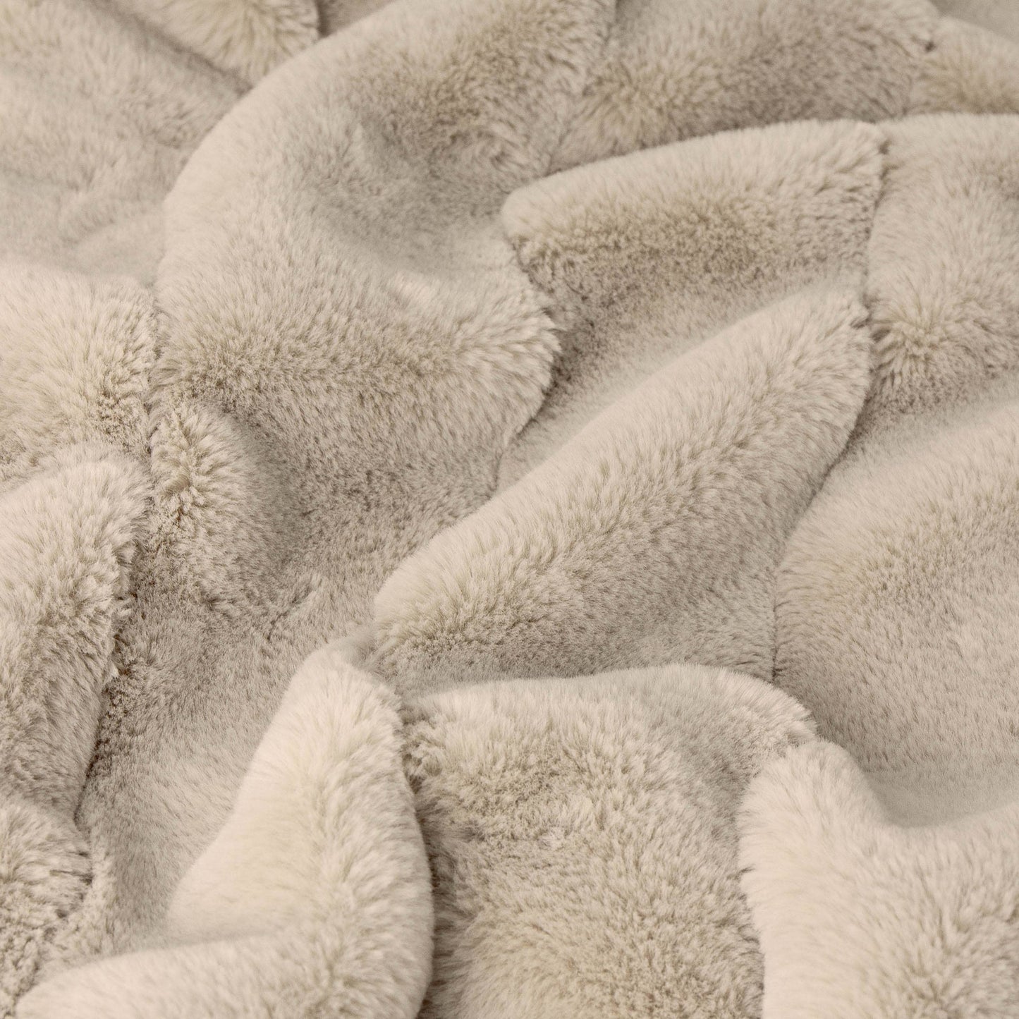 Empress Faux Fur Throw Oat