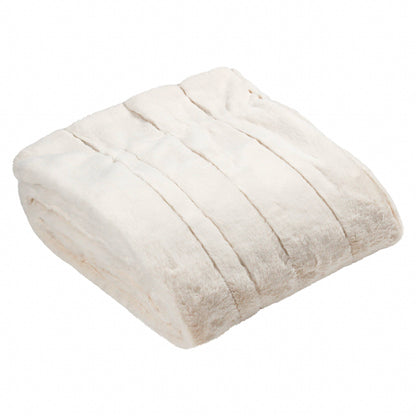 Empress Faux Fur Throw Cream